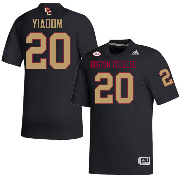 Isaac Yiadom Jersey,#20 Isaac Yiadom Boston College Eagles Football Jersey,Uniforms-Black